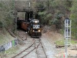 NS 2508 leads a MOW train northbound